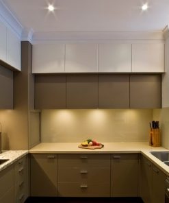 Tủ Bếp Acrylic Màu Nâu