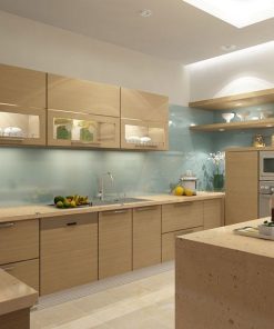 Tủ Bếp Nhựa Picomat Cánh Melamine Cho Biệt Thự 4