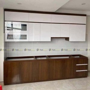 Tủ Bếp Nhựa Picomat Cánh Melamine Cho Nhà Nhỏ 1