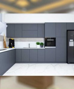 Tủ Bếp Nhựa Picomat Cánh Melamine Cho Nhà Nhỏ 3