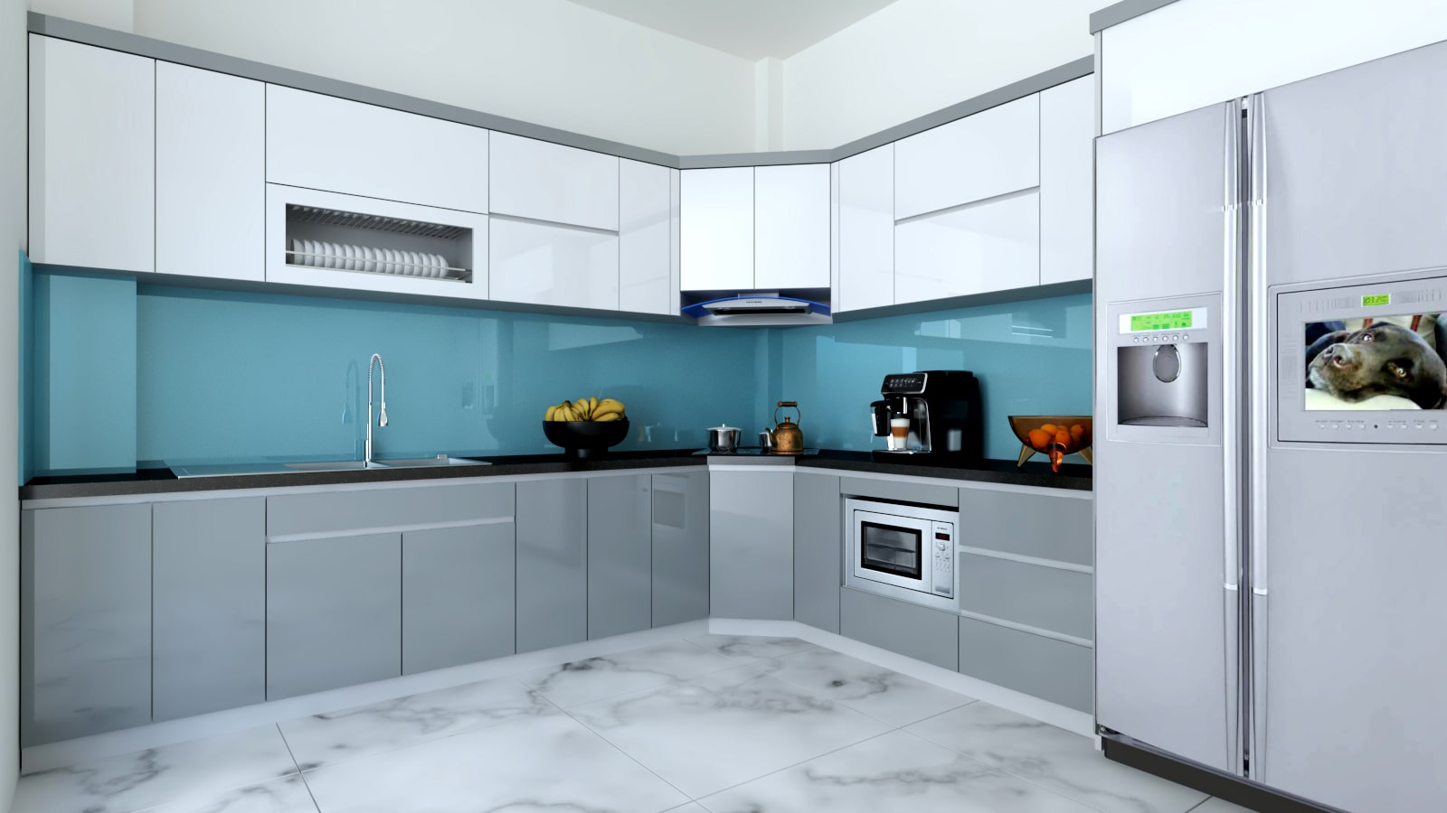 Tủ Bếp Nhựa Picomat Cánh Melamine Hải Phòng 1 Min